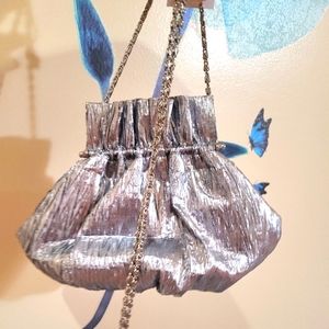 SUPERR CUTE SILVER PURSE